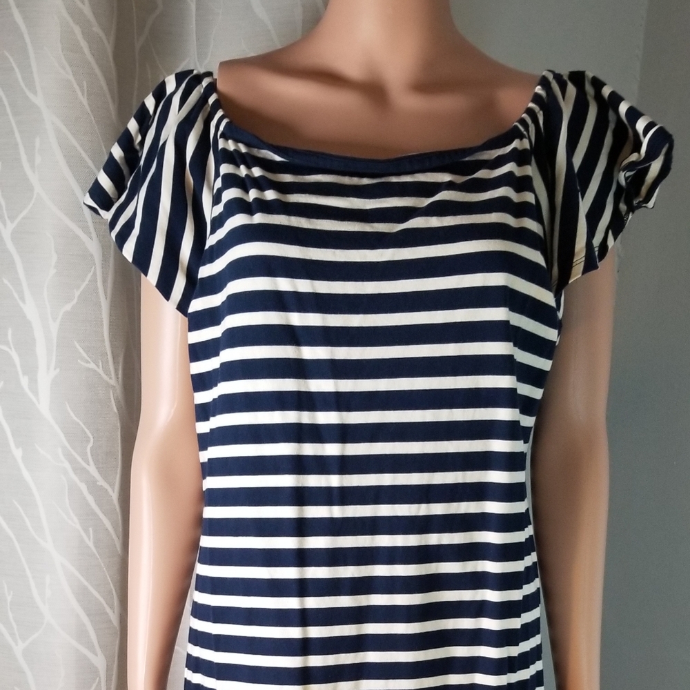 Ralph Lauren Stripped Dress, Blue L